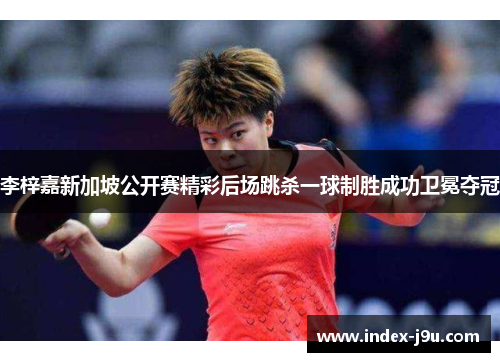 李梓嘉新加坡公开赛精彩后场跳杀一球制胜成功卫冕夺冠